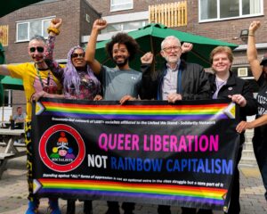 Jeremy Corbyn Instagram - 55 years on from the Stonewall riots — where the LGBTQ  community in New York resisted police discrimination — we are reminded of not just how far we have come, but also how far we have left to go for equality for all.

Happy #Pride to all in Islington North and beyond. 🏳️‍🌈🏳️‍⚧️