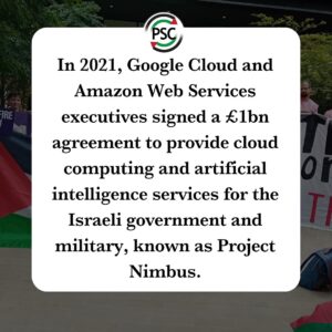 Jeremy Corbyn Instagram - Today, protesters gathered outside Google’s London HQ in solidarity with Google workers demanding that Google ends Project Nimbus, which is enabling Israel’s apartheid and genocide against Palestinians.

Across the world, Google and Amazon workers are rising up, demanding their labour isn’t used to build technology used to support oppression.

Follow @notechforapartheiduk for updates on the campaign and help support it by demanding Google #DropNimbus

#FreePalestine #CeasefireNOW
