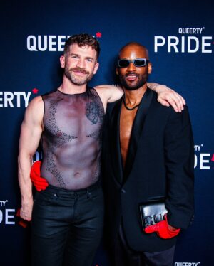 Jeremy Crittenden Instagram - Wore something modest to the @queerty Pride 50

Thanks for having me and stunning icon @jasonanthonyp. And also for letting me be in the same room as @pellpix. 

There’s nothing more inspiring than being in a room for of queer people celebrating each other. I feel so fortunate. 
.
.
.
#gay #lgbtq #queer #queertypride50 #nyc