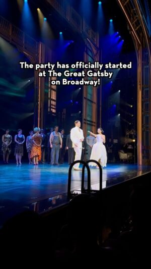 Jeremy Jordan Instagram - Performances have begun, Old Sports! 🥂 See our amazing cast (including our oustanding covers and swings) come together on stage for the first bows on Broadway! Now in Previews! 

#Broadway #BwayGatsby