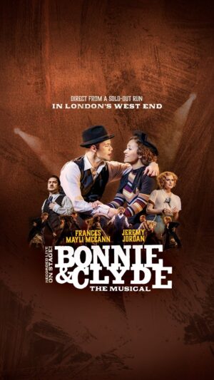 Jeremy Jordan Instagram - Let’s raise a little hell together this summer. Bonnie & Clyde: Recorded Live on Stage! premieres June 24th. Pre-order now at the link in our bio. #BonnieClydeLive