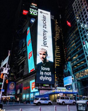 Jeremy Zucker Instagram - four years of our comfort album, “love is not dying” 🧡