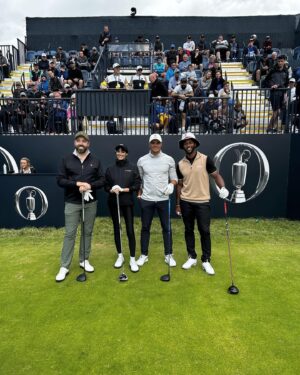 Jermaine Jenas Instagram - Incredible weekend @theopen thanks so much for having me🏌🏽 #TheOpenInvitational #theopenuniversity
