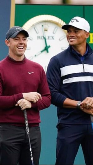 Jermaine Jenas Instagram - Bucket list stuff… Great course, great people and right down the middle off the 1st tee 😁🏌🏾‍♂️ thanks BMW, PGA and @rorymcilroy

@garethbale11 @jpmcmanusproam @callawaygolfeu