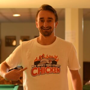 Jerome Aceti Instagram - New Jersey Fried Street Chicken Shirts available now on http://www.JeromeASF.com (It’s literally just a pigeon on a grill) 😂😂😂 LINK IN BIO