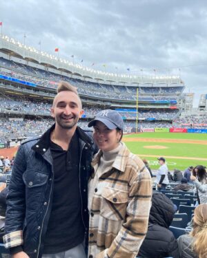 Jerome Aceti Instagram - First Yankees Game in years!❤️