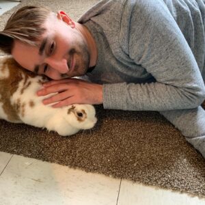 Jerome Aceti Instagram - Unfortunately earlier today Cookie passed away :( She had been struggling the last week and the Vet hospital did all they could to help her. She was a very loved Rabbit and I’ll miss her a lot ❤️🐰