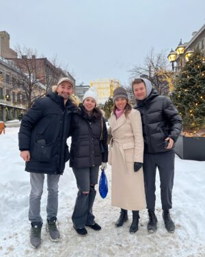 Jerome Aceti Instagram - Awesome time in Montréal getting to visit @bajancanadian @jessicapietroniro 😁😁 (swipe for a surprise🐶)