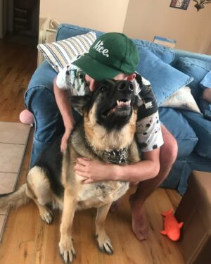 Jerome Aceti Instagram - Unfortunately our family dog Shadow passed away the other night ❤️ We love you Shadow, thank you for all the memories over the last 9 years