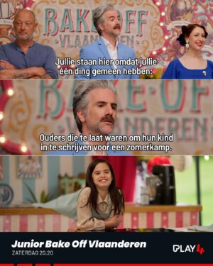 Jeroom Snelders Instagram - Welkom, juniors! 😅 #JuniorBakeOffVl, vanaf zaterdag in de app van GoPlay en op Play4.