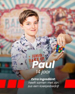 Jeroom Snelders Instagram - Het zijn weer pateekes! 🥰 #JuniorBakeOffVl, vanaf zaterdag 20 april in de app van GoPlay en op Play4.