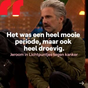 Jeroom Snelders Instagram - Het was een bewogen jaar voor @jeroom.inc en @elodie_ouedraogo. Samen komen ze hun verhaal vertellen op de laatste dag van #Lichtpuntjestegenkanker. 🥰