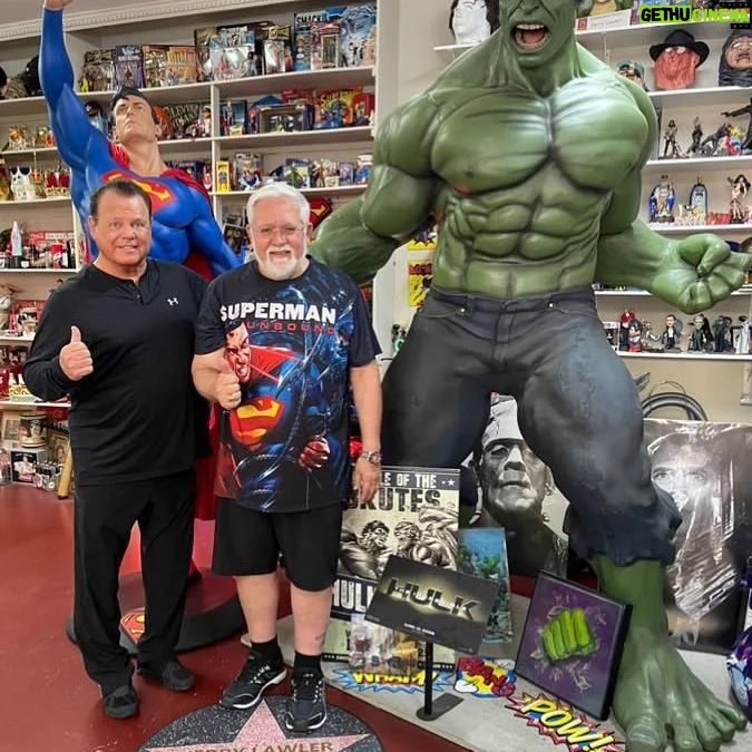 Jerry Lawler - 2.6K Likes - My friend, Tim Gardner, #1 Superman collector in the world! Just delivered my new Man Of Steel behind me!