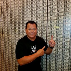Jerry Lawler Instagram - Ten thousand, one hundred dollar bills...The Million Dollar Wall...