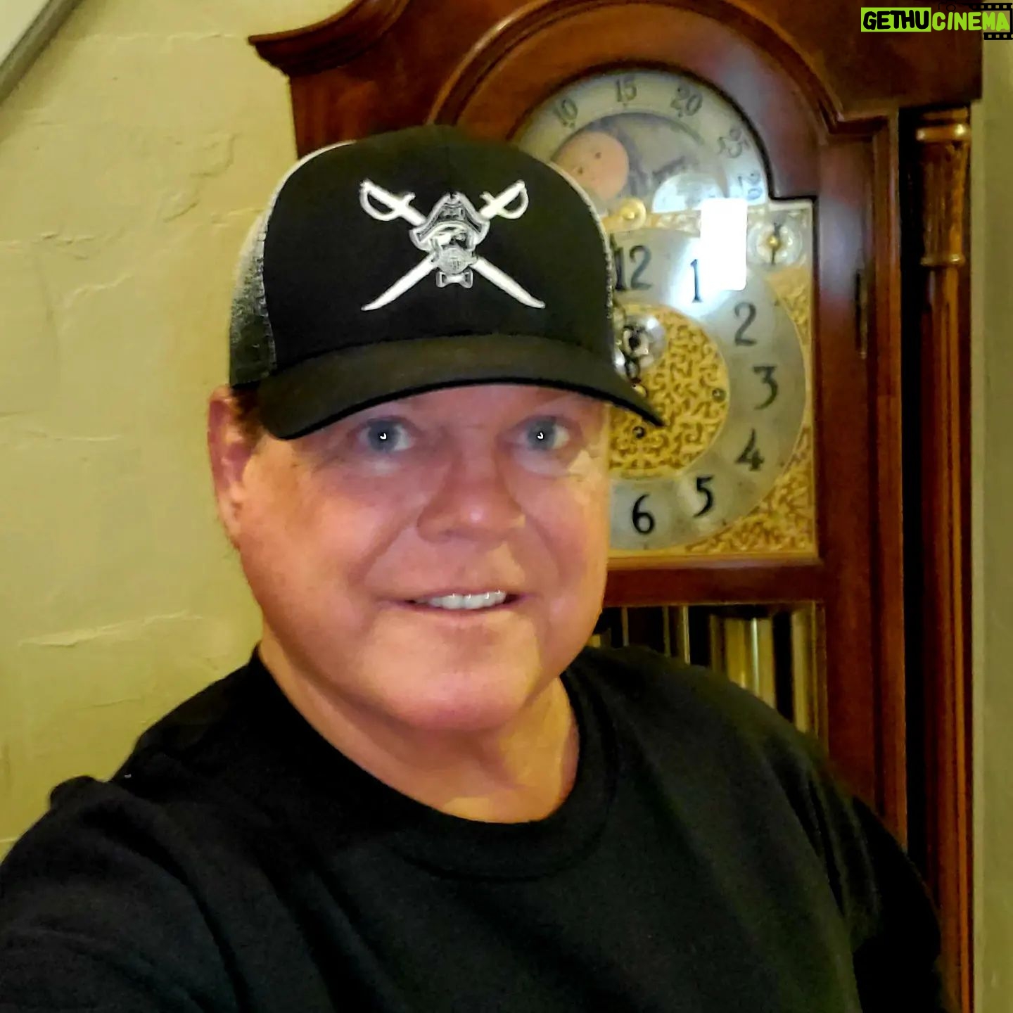 Jerry Lawler - 1.4K Likes - Lot of people think this is a Raiders hat...it's not. It's a "Preppy Pirate" hat! Notice the bow tie the pirate is wearing? @preppypirateoutfitters
