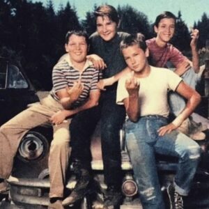Jerry O'Connell Instagram - Never seen this one!  This shoulda been the poster. 

I had just met my new California friends (Corey, River, Wil) and they taught me how West Coasters flip the bird.  GOOD TIMES!

Rest Easy Rio!  Love ya Corey and Wil!