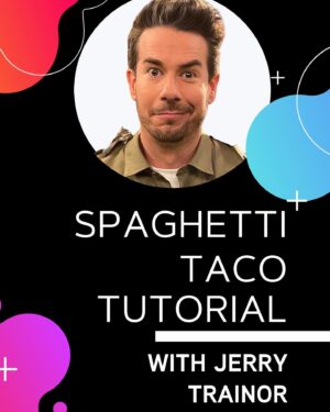 Jerry Trainor Instagram - Today at 12:45 PST! Watch me cook spaghetti tacos for the first time ever while quarantined alone. No script, no limits! Link in bio! #cameocares