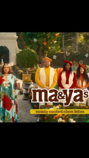 Jeslyn Gorman Instagram - FIRST EVER COMMERCIAL! 🙌🏼 AND during the Super Bowl. AND with Maya Rudolph @princesstagram What?! 😍 So cool. Thank you @asiahamikosaka for the call!! 🤗 @vaughnbiggs and @kadeemnichols we killed that audition hehe. 💃🏻 Let’s do more! 
What an incredible experience working with Matt Piedmont, who directed it. @prettybirdpic Loved him! Such a cool shoot. We really didn’t budge on trying those clam bites. 😬😝