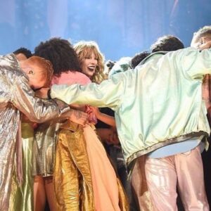 Jeslyn Gorman Instagram - Feeling ALL the emotions right now. I’m forever changed. This whole year has been full of adventures, growth, mountains and valleys, sunshine and rain... with some of the most incredible people I’ve ever met.
I may have cried the majority of last night’s performance. 😭 Knowing that it was the last time we’d do our rep huddle chant, last time we’d step foot on that giant stage, last time we’d perform this exact show, last time I’d share specific moments with people on and off stage... really had me taking every step with purpose, living in each moment, imprinting every shared smile to my memory, and thanking God for this dream of a tour. 
This new family I have... WOW. 🙏🏼 Band, dancers, management, and the whole crew... I love you with all my heart. And to T ~ Thank you infinity times. For allowing me to sing my heart out behind ya, for your genuine and caring heart, for our little dance parties, and most importantly just being your truest loving self. You’re an inspiration to so many, including myself. I’ll never forget this year... ❣️
.
#lastshow #reputationstadiumtour #thatsawrap #ImNotCryingYOUREcrying