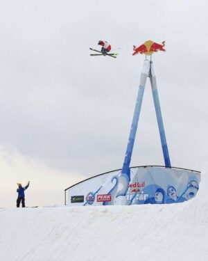 Jesper Tjäder Instagram - Red Bull Big Air 2003 rainbow rail is back!
#redbullunrailistic 

@redbullsweden @skistar_are @gopro @head_freeskiing @sweetprotection