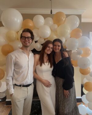 Jess Conte Instagram - finally getting around to posting a little first trimester photo recap 🤭 (although truly most of my first trimester was laying down🥴)

1: right after we found out! the day after our wedding anniversary 🥰
2: a big win for me was going on a FL vacation & to disney world while i was still pretty nauseous 🥴 so glad we did though, we all had the best time!!
3: just trying to survive the nausea by constantly eating 🤪🍓🍞🧀
4: soaking up this season with my kaia 🫶🏼
5: anything on my belly got pretty uncomfy straight away (definitely showed sooner this time around!) so I stuck to sweatpants every day 😂
6: celebrating besties who are having a baby just a few weeks ahead of us!! 😍