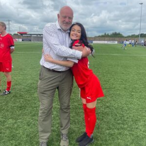 Jess Impiazzi Instagram - Another year playing for ‘This Country’ Vs Cirencester vets in aid of @cfa_childrensfootballalliance - although my lupus meant I couldn’t get on for too long at a time, I was really happy to be back with such an amazing bunch of humans, coming together to raise some dosh! 
Thank you to all my fellow players and the wonderful people who came to watch! I had such an amazing day and I’m going home super happy 🥰🥰🥰 thanks @paul57cooper for having me for my third year in a row 💪🏼🩷