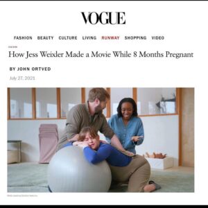Jess Weixler Instagram - We’re in VOGUE ... literally :) 
Thank you @jortved for doing this interview! @fullyrealizedhumans @thejoshualeonard @gravitasventures link to article in Bio