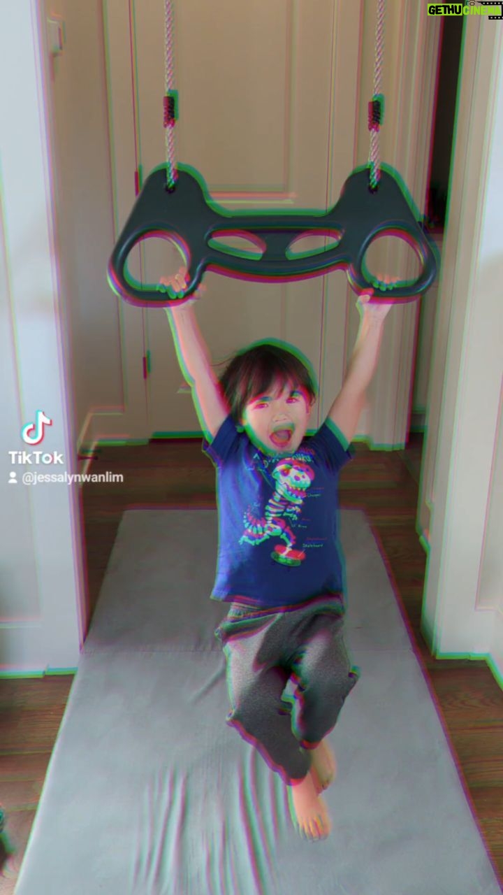 Jessalyn Wanlim - 148 Likes - @gym1forfun for the win! #indoorgym #indoorplayground #kidsplay #swing #pullup #climb #toddler #homeworkout #workout #fitmom