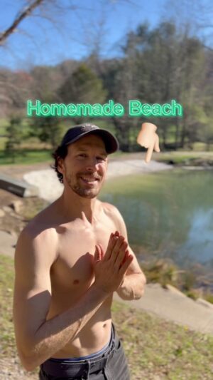 Jesse La Flair Instagram - I unearthed and recovered a hidden white sand beach at my house. Final Part!