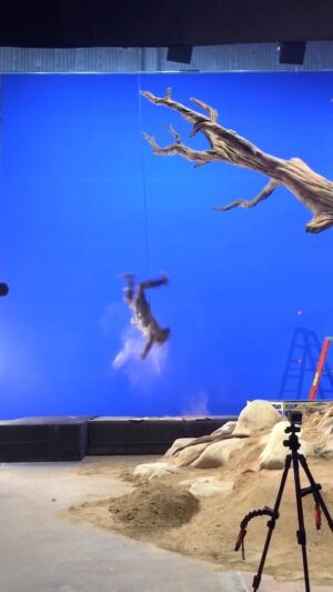 Jesse La Flair Instagram - Sometimes being a #stuntman feels like being puppeteered by 3 year old boy 🤣 #behindthescenes #makingmovies
