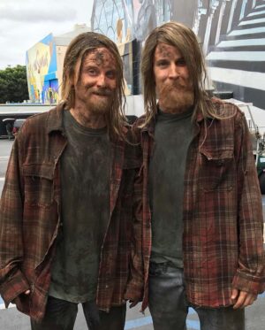 Jesse La Flair Instagram - Being a #stuntdouble is the highest honor as a #stuntperformer. You and the actor you are working with become partners. You become an extension of the charecter, learning to mirror the nuances of the actor and paying attention to all elements of continuity of each scene you are working on.  Their safety is a part of your job. 

Slide 1: #XMen @kodismitmcphee 
Slide 2: #TheRookieABC #petedavidson 
Slide 3: #WishAponAUnicorn #KevinJOconnor
Slide 4: #alwayssunnyinphiladelphia #davidhornsby 
Slide 5: National Dominos commercial #joekeery 
Slide 6: #yogahosers #austinbutler 
Slide 7: #curbyourenthusiasm #larrydavid 
Slide 8: #bigsky #danielditomasso 
Slide 9: #mntdew #FahadMustafa
Slide 10: #alphamovie #kodismitmcphee
