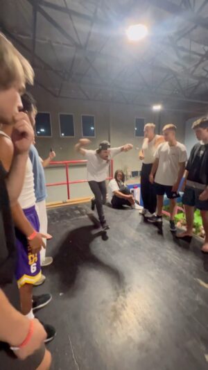 Jesse La Flair Instagram - Last night at the #KOTC #TMPST Jam the energy was crazy. Can’t wait to watch qualifiers tonight and the main event tomorrow. #flips