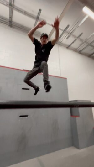 Jesse La Flair Instagram - In Atlanta checking out the local #parkour gym #atl