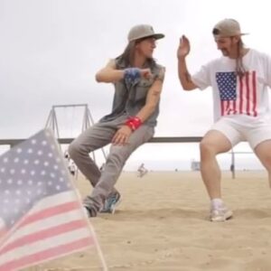 Jesse La Flair Instagram - We all have a little red neck in us. Happy 4th #redneckfreerunning #parkour #tmpst
