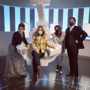 Jesse Rath Instagram - Midvale episode photo dump! 
w/ director @chy_leigh 
@supergirlcw 

#supergirl #cw #arrowverse #warnerbros #nianal #brainy #brainiac5 #nicolemaines #dreamer #chylerleigh #naximtork #chrismartin