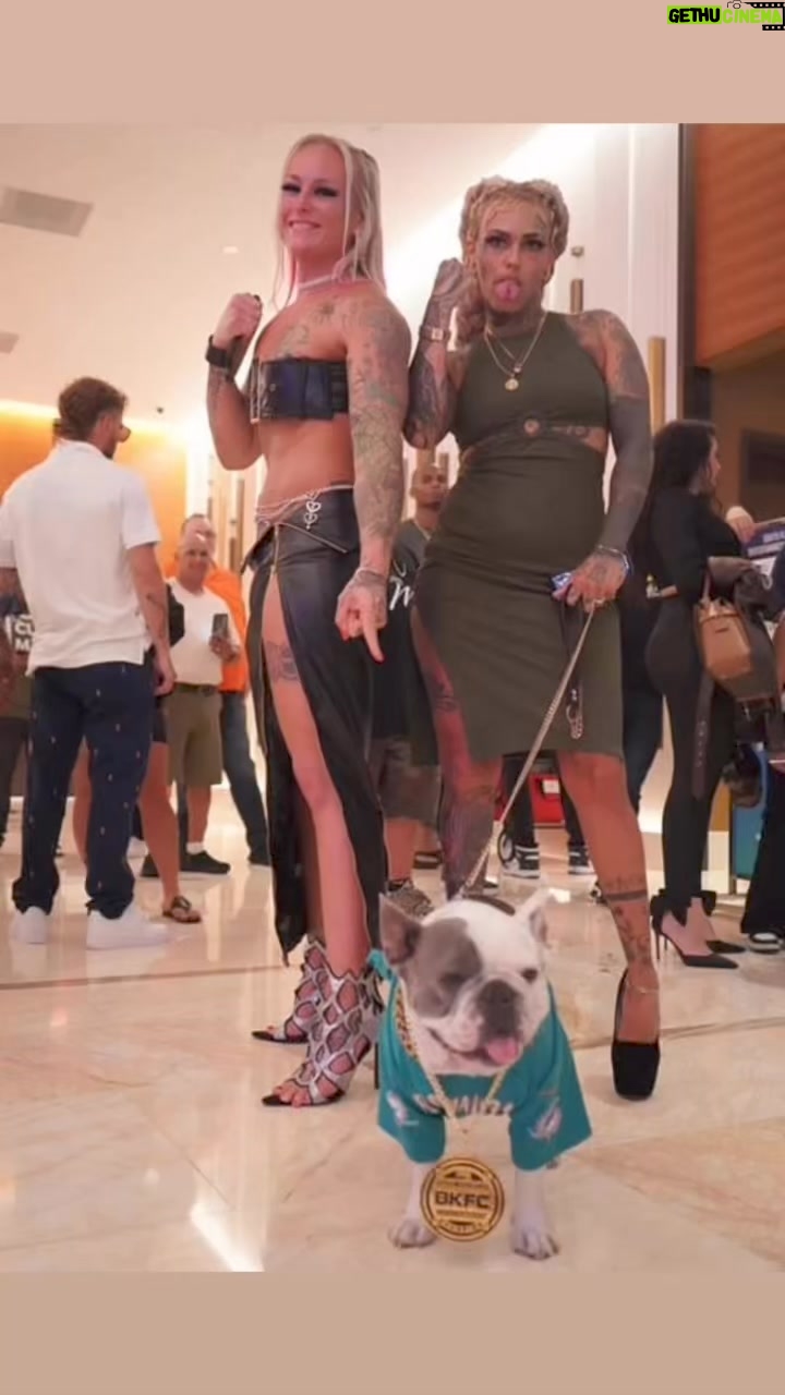 Jessica Borga - 177 Likes - My dawg! š The Mother F***in Bare Knuckle Fighting Championship Mascot in the house Friday night in Hollywood FL at the Hardrock!!!! ā¤ļøāš„š