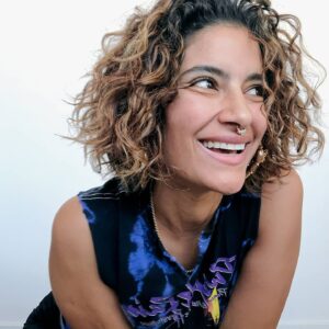 Jessica Clark Instagram - Waiting on downloads. A series.

#purple #jessicaclark #curlyhair #queer #producer