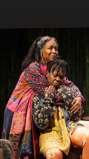 Jessica Frances Dukes Instagram - #TheWork Never Stops. Every Night is a Journey. Always hungry for the Challenge. #ActressLife 

#BehindTheScenes #TheRefugePlays with #roundabouttheatre & #newyorktheatreworkshop at #LauraPelsTheatre 

Getting in to Act 1 Present Day Gail and then getting into Act 2 1970s Gail. #Actors #ActorLife #ArtistonInstagram #AgeMakeup #CharacterWork #WhatWeDo #TheProcess
