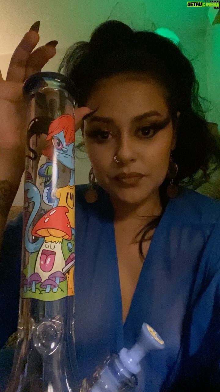 Jessica Franco - 3 Likes - Thank you @dripdropdistro @influencedbrandz for the @nickydavis merchandise 🥰 Ghost covered, rainbow splashed, underworld graffiti awesomeness!!! So excited to add this 1 foot b0ng to my collocation ❤️🔥
•
MUA/Hair @elithemakeupguy @elithecosmoguy @elithefungi