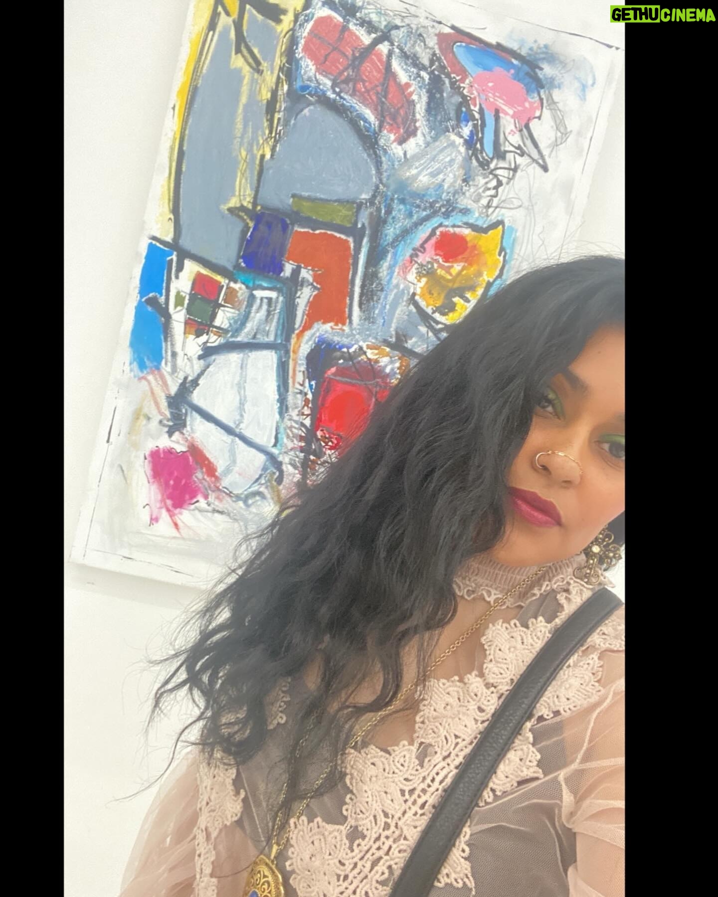 Jessica Franco - 182 Likes - Some of my favorite art pieces from last weekends art show down in LA. The homie/artist @naja.art.collective 👏🏽 Congratulations man, you sure are an inspiration!!! I can’t wait to see what’s next.
•
#abstractart #abstractartist #artislife #feelinmyself #naturalbeauty #vintagefashion