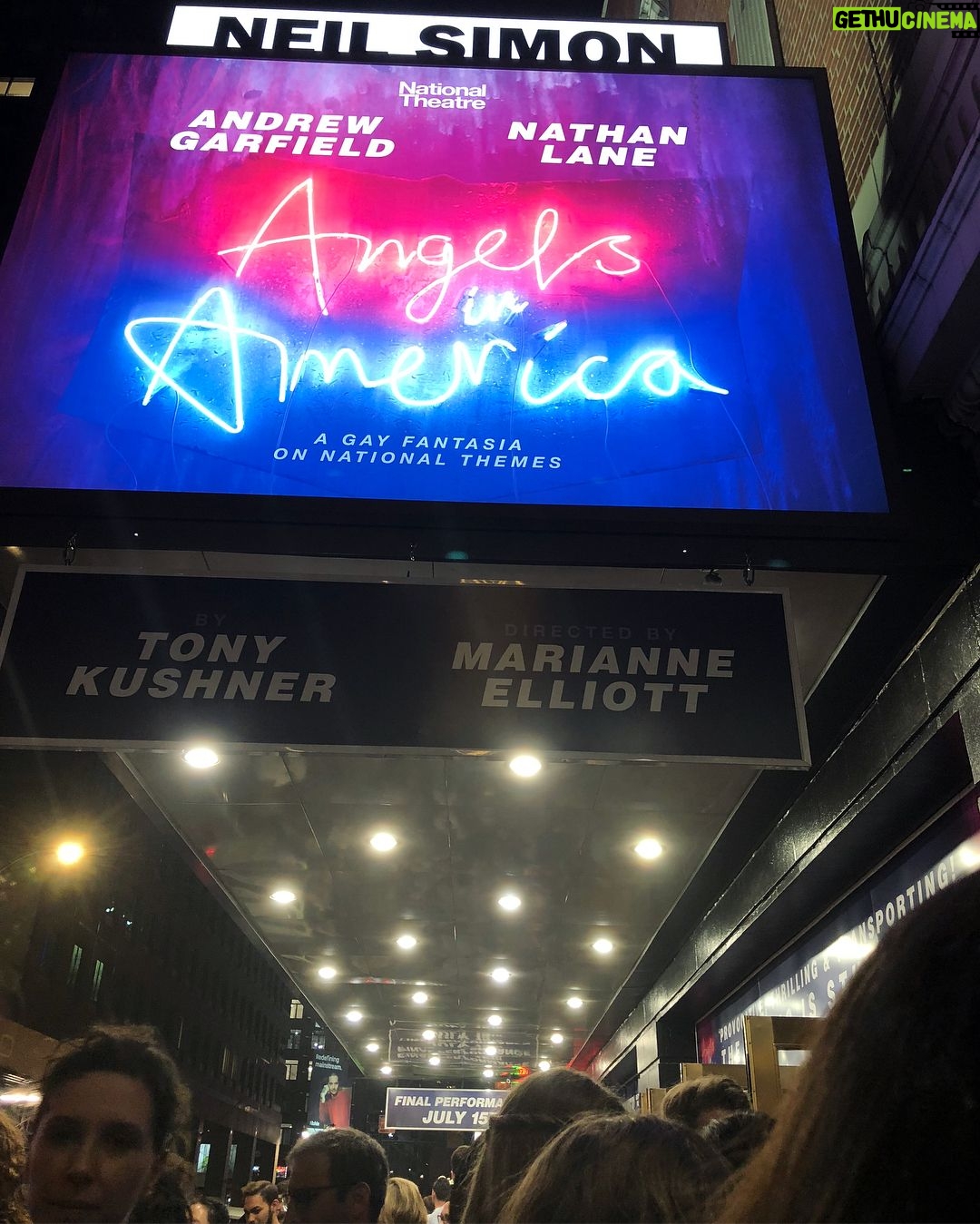 Jessie Franks - 0.9K Likes - Angels in America. So grateful I got to see this show before it's final performance this past Sunday. "The great work has begun" #morelife