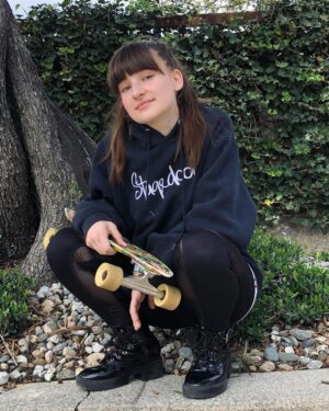 Jessie Franks Instagram - Ironically enough, I don't know how to skateboard that well... Do you skate?