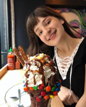 Jessie Franks Instagram - Happy Sundae! Crazy shake at @blacktapnyc!