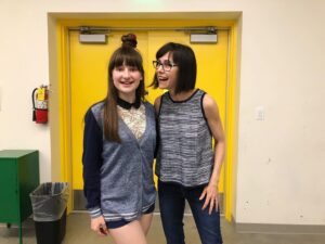 Jessie Franks Instagram - Met and got to work with Susan Egan! Princess both on and off stage!  Hope you’re all having a great day! ✨💛☀️