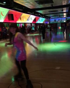 Jessie Franks Instagram - Roller skates? Disco themed roller rink? Umm sign me up!
