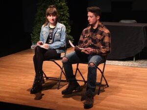 Jessie Franks Instagram - Last night #NoahFaden and I participated in a staged reading of “Quiver” at The Road Theatre Company in North Hollywood! We had a blast! Then afterwards, we had so much fun answering questions from the audience about the script! 🎭
