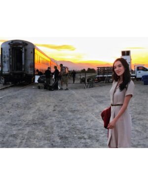 Jessika Van Instagram - i had such a beautiful time filming with this train & @isaiahseret & crew 🌳🏜🌙 seems this is out now, so 
#behindthescenes #sunsets #california #trains #naturephotography