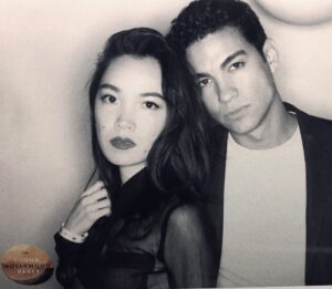 Jessika Van Instagram - 📸 • #aboutlastnight w. @2davisantos 
CAA #younghollywood party
•
•
•
•
•
#blackandwhite #film #classy