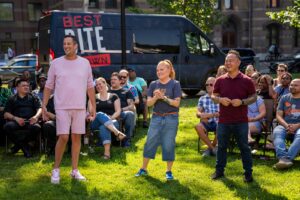 Jet Tila Instagram - #BestBiteInTown premieres tonight and I can't wait for you to see what New Haven, CT has to offer (@foodnetwork, 9pm ET)! We're hitting all the highlights, from burgers and hot honey pizza to hot chicken and empanadas, ultimately choosing one dish each to set before Guy's panel of esteemed judges.