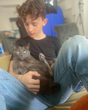 Jett Klyne Instagram - still posting pics of my bestie fr #russianblue